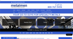 Desktop Screenshot of metalmensales.com